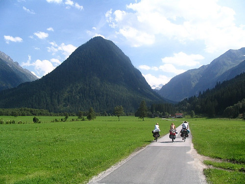 Na kole v srdci Rakouských Alp